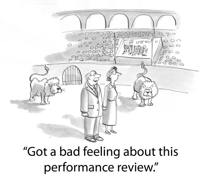 performance review cartoon