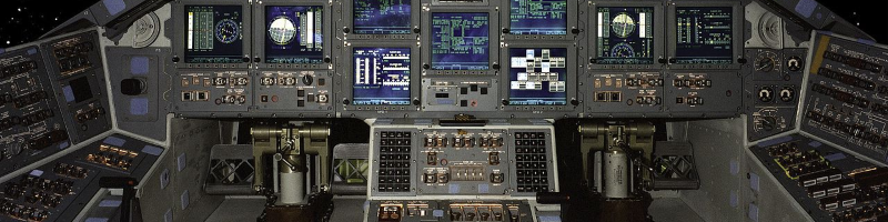 space shuttle cockpit